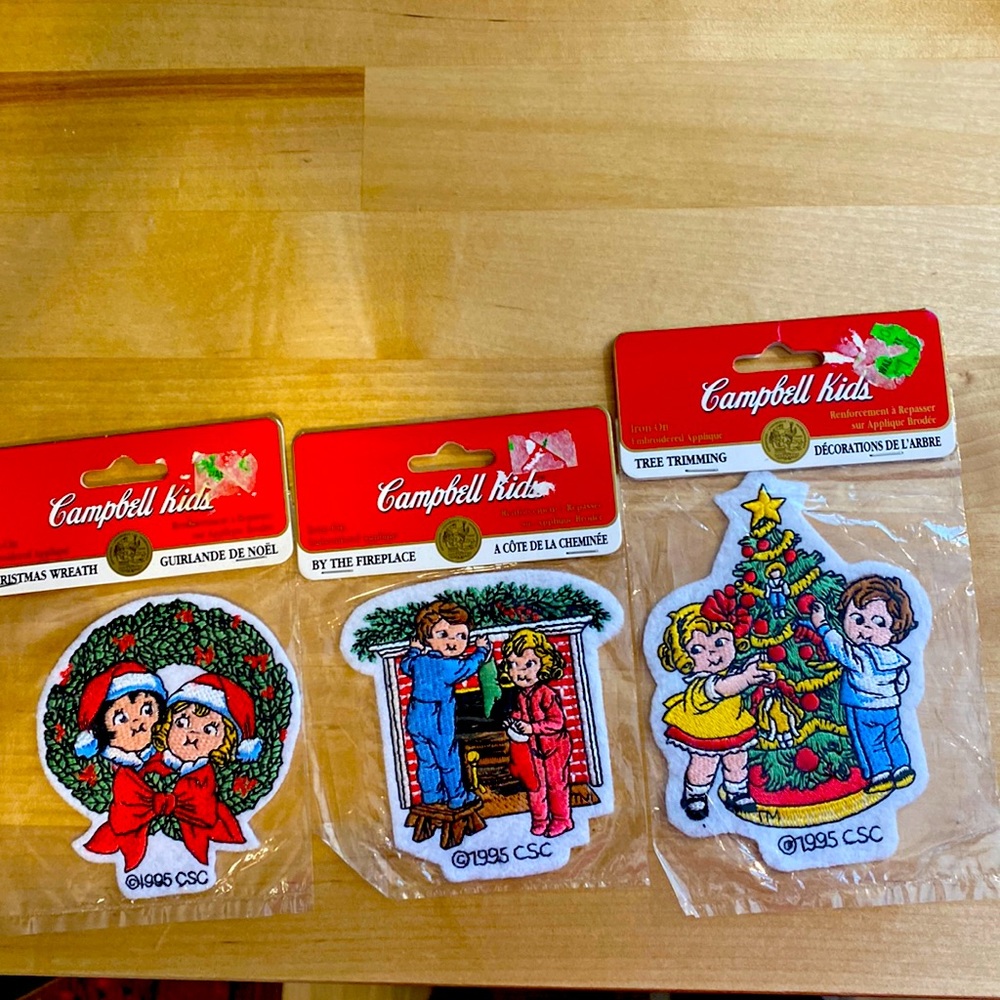 VINTAGE CAMPBELL KIDS APPLIQUÉ